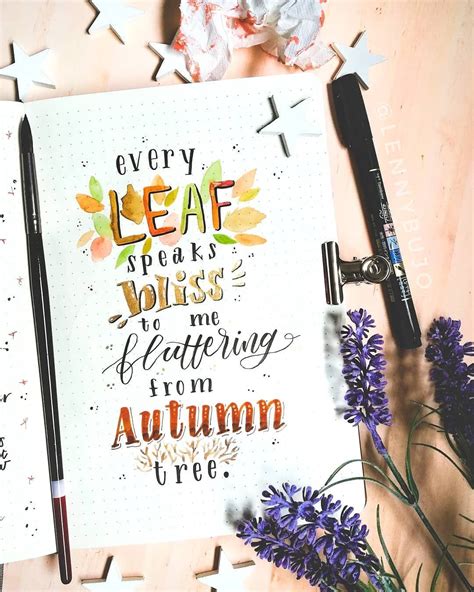 35 Fall Bullet Journal Ideas To Welcome The New Season Artofit
