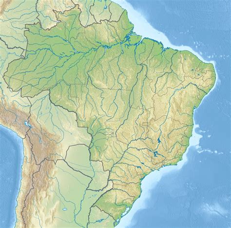 Physical Map Of Brazil Full Size Ex