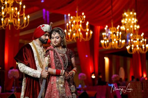 Photography At Its Best Ethnic Punjabi Wedding Couple Photography