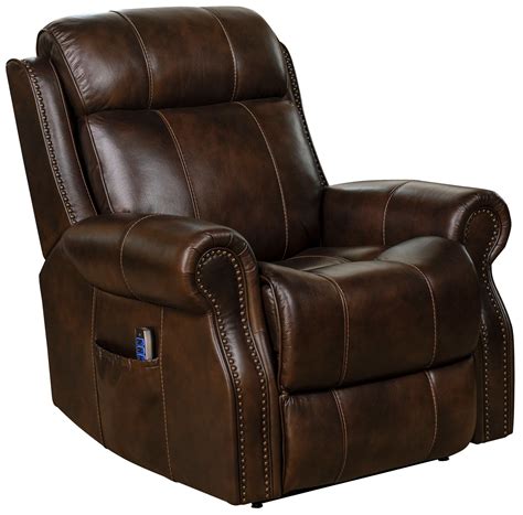 barcalounger langston leather power recliner lift chair lift and massage chairs