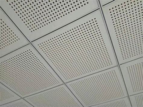 Perforated Gypsum Acoustic Ceiling Tiles Furnitech