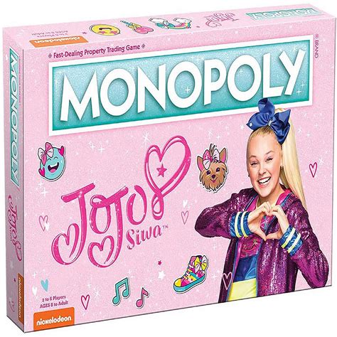 Jojo Siwa Monopoly Board Game Oriental Trading