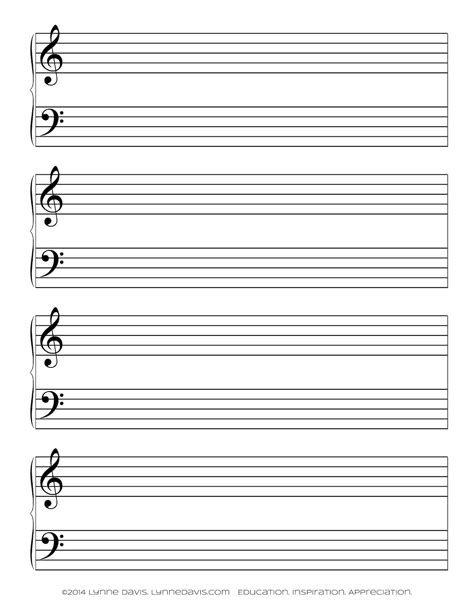 This blank music sheet template has 12 plain music staffs per page. Staff Papers | Piano sheet music free, Free printable sheet music, Blank sheet music