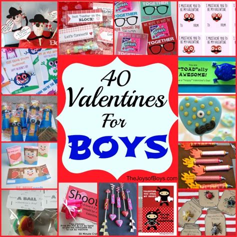 Do guys care about valentine's day? 40 Valentines for Boys