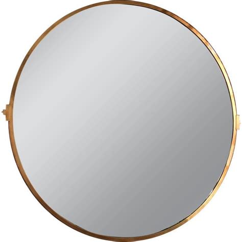 Large Custom Round Brass Mirror For Sale At 1stdibs