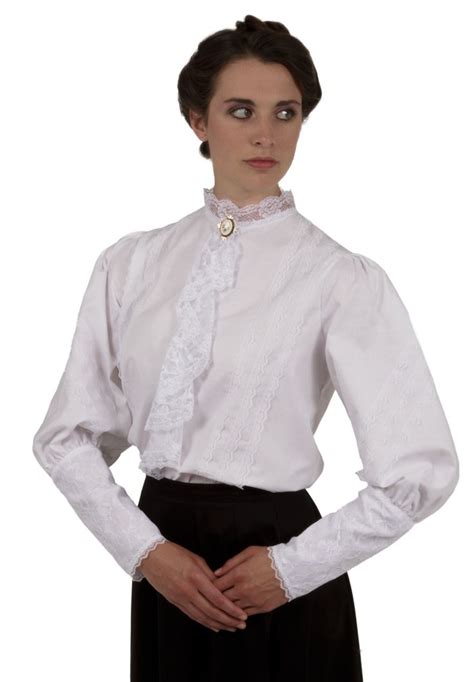 Clara Blouse Victorian Blouse Edwardian Blouse 1880 Fashion