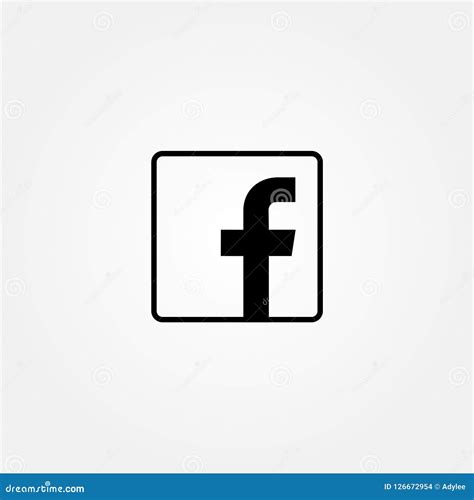 √画像をダウンロード Facebook Logo Vector Black And White 209275 Facebook Logo