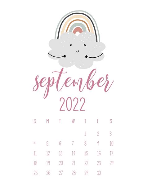 2022 Calendar Printable Cute Free 2022 Yearly Calendar Templates