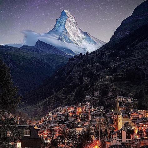 The Matterhorn Zermatt Switzerland Wonderful Places Beautiful