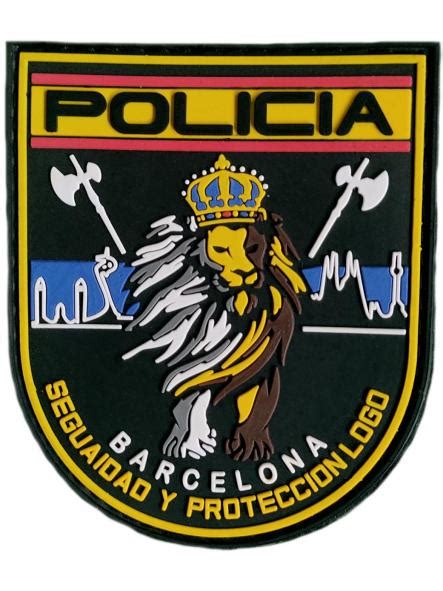 Policía Nacional Cnp Barcelona Seguridad Y Protección Parche Insignia