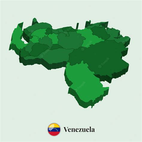 Mapa 3d De Venezuela Vector Stock Fotos Diseños Vector Premium