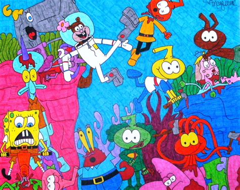 Spongebob Squarepants On Cartoon Fan Art Deviantart