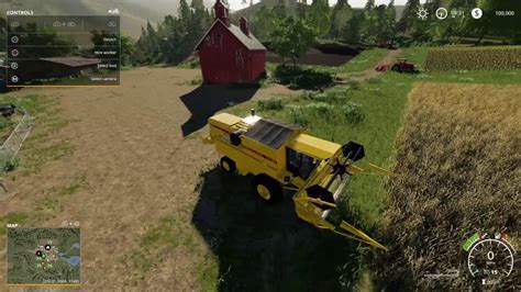 Farming Simulator 19 Ps4 Episode 1 Harvesting And Cultivating Youtube