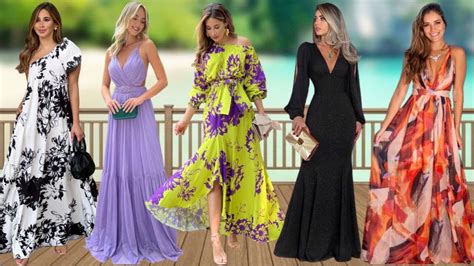 👗 💖 Looks Com Vestido Longo Uma PeÇa Para Todos Os Estilos Com