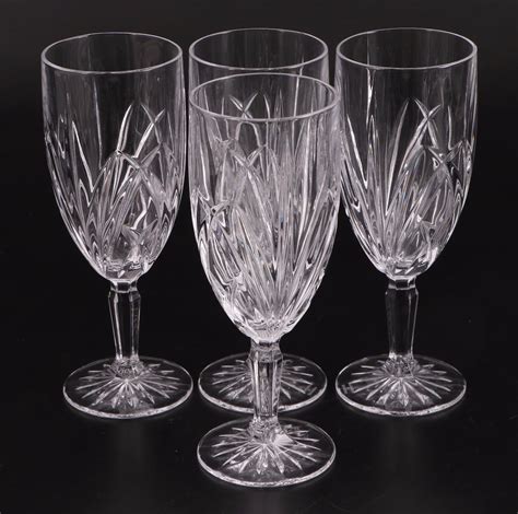 marquis by waterford brookside crystal water goblets and flutes with decanter ebth