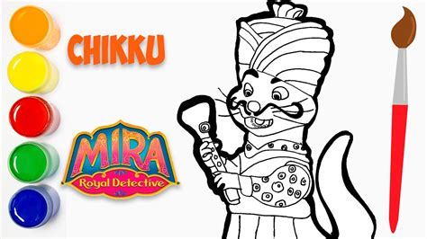 Dibujando a MIKKU La Mascota mira Detective Del Reino Cómo dibujar