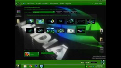 Nvidia Ultimate Windows 81 Custom 3rd Theme Youtube