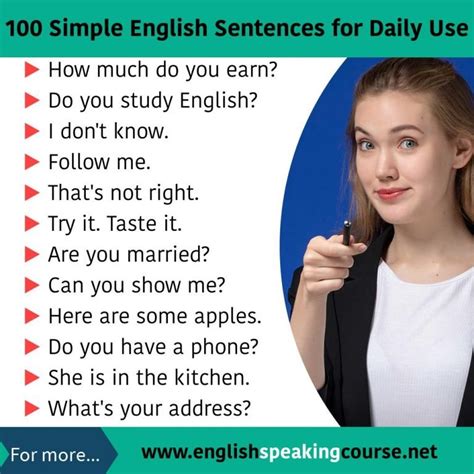English Sentences Used In Daily Life English Sentences