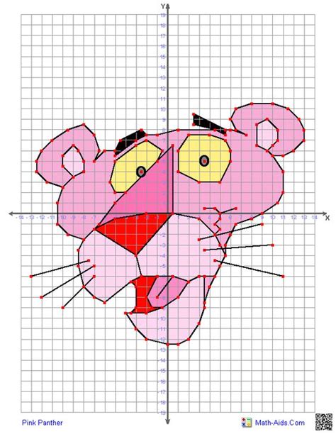 Four Quadrant Graphing Characters Worksheets Math Coordinates Unit