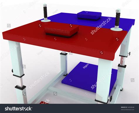 An armwrestling table is the table used to compete in the sport of armwrestling. Table For An Armwrestling Stock Photo 54928048 : Shutterstock