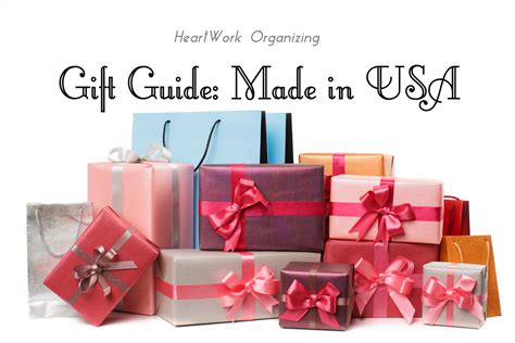 Shopping in the usa means hundreds of multibrand and monobrand online stores, almost all of which have their discount sections. Gift Guide: Made in USA | HeartWork Organizing, Tips for ...