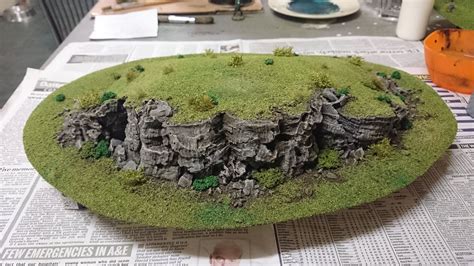 Excellent Tutorial On How To Build Cork Hill For Diorama Or Wargaming