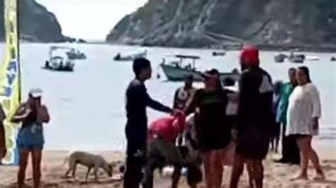 Mujer pierde la vida tras ser atacada por un tiburón en la Bahía de Melaque Jalisco