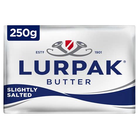 Lurpak Sligthly Salted Butter 250g Butter And Margarine Iceland Foods