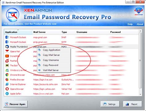 User Guide Email Password Recovery Pro 2021 Edition Xenarmor