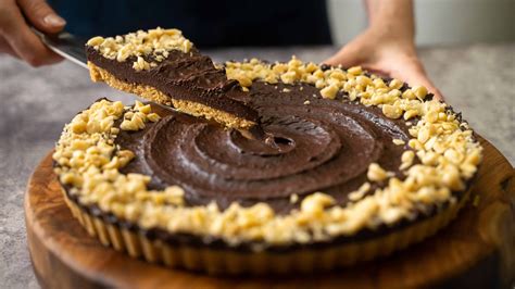 No Bake Hazelnut Chocolate Tart Fresh Recipes NZ