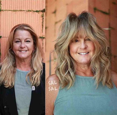 Medium Shaggy Hairstyles For Over 60