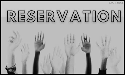 What Is The Current Structure Of Reservation In India Law Insider