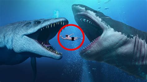 10 Terrifying Creatures Scarier Than The Megalodon Shark Youtube