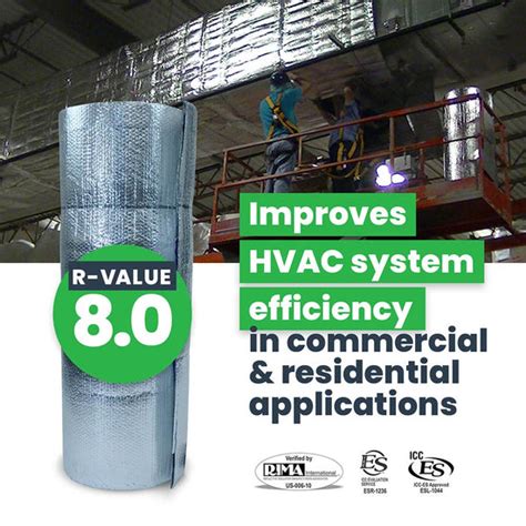 R8 Hvac Duct Insulation Wrap 4 X 50 200 Sq Ft Roll Ecofoil