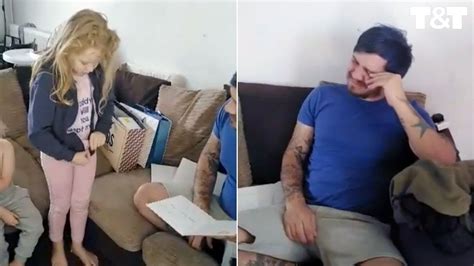 Girl Reveals T Shirt Asking Stepdad To Adopt Her Youtube