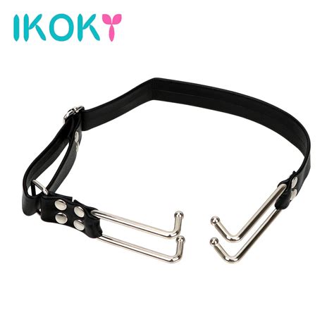 IKOKY Adjustable Oral Open Hook Stainless Steel Adult Games Mouth Gag
