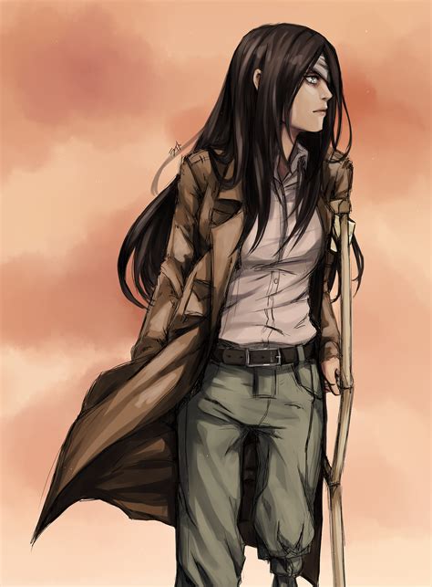 Snk | via facebook shared by みさき on we heart it. Images Of Attack On Titan Eren Long Hair