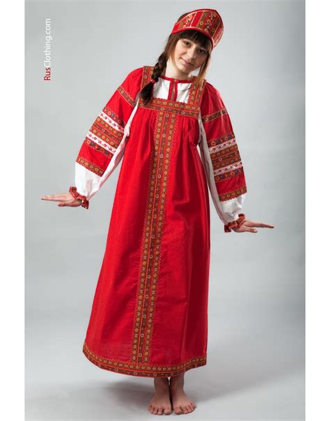 Russian Sarafan Dress For Girl Dunyasha Sale 6 Yo Russian