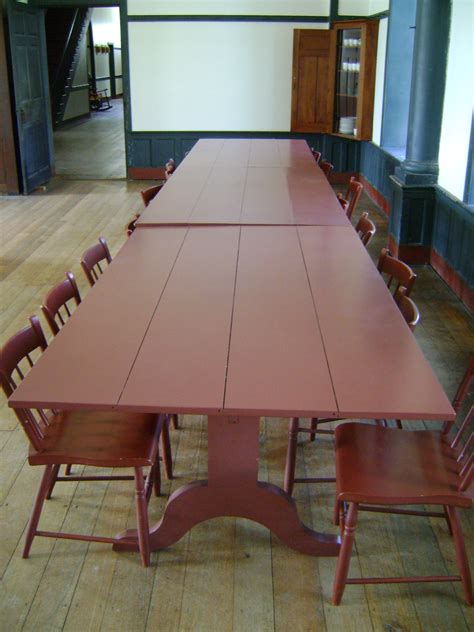 All of our shaker dining tables, shaker beds, shaker chests and dressers, and shaker occasional tables are american made, most of them hand built in maine. File:Shaker dining table.JPG - Wikimedia Commons