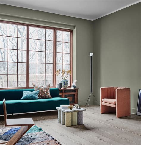 Vacker grön färg för att måla vardagsrummet – LADY 7628 Treasure