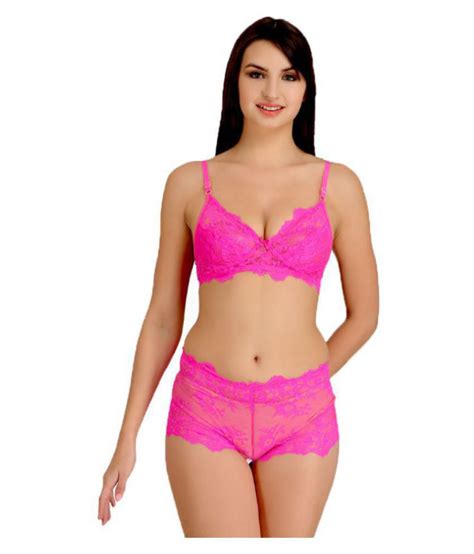 Buy Urbaano Lace Bra And Panty Set Online At Best Prices In India