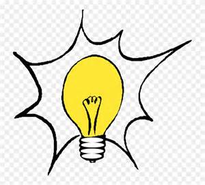 Clip Art Positive Thoughts Clipart Light Bulb Clip Art Png Download
