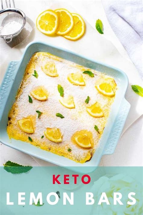 In medium bowl combine 1 cup crumbs, 1/4 cup splenda and margarine. Keto Lemon Bars | Recipe | Refreshing food, Sugar free ...