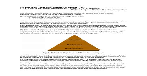 La Estructura Tipo Pirámide Invertida Pdf Document