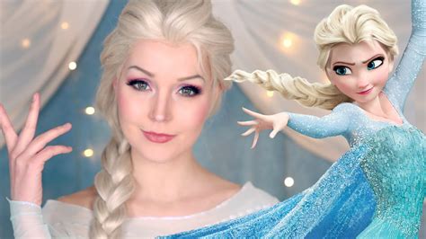 Elsa Makeup Tutorialtransformation Disneys Frozen Youtube