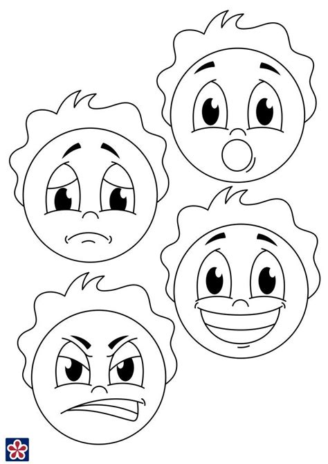 Printable Emotion Faces Activity In 2023 Emotion Faces Feelings