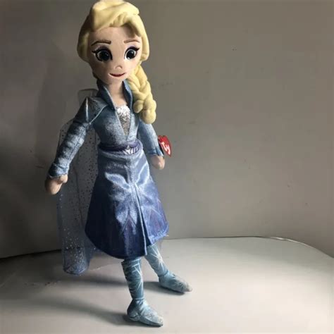 Ty Beanie Buddy Elsa Disneys Frozen 216 Inch Mwmts Stuffed