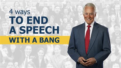 4 Ways To End A Speech With A Bang Youtube