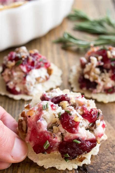 Cranberry Pecan Baked Goat Cheese Recipe Baked Goat Cheese Snack
