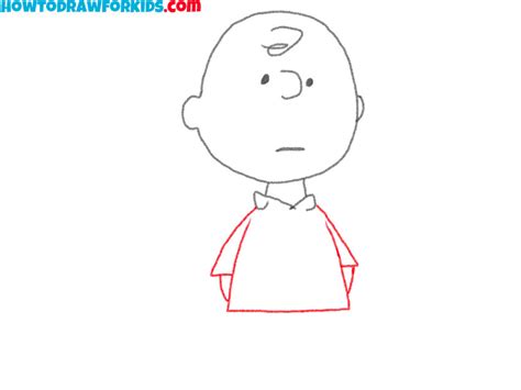 How To Draw Charlie Brown Easy Drawing Tutorial For Kids